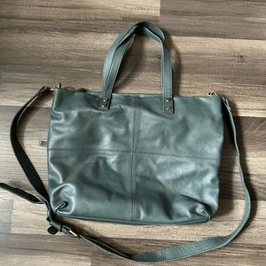 Aspen leather shoulder bag
